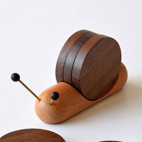 Snail coaster set - Unique charm - Decorate coffee breaks - Elegant and functional