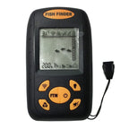 Portable Ultrasonic Fish Finder, Water Depth & Temperature Fish Finder with Wired Sonar Sensor and LCD Display