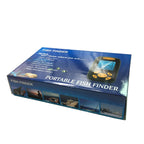 Portable Ultrasonic Fish Finder, Water Depth & Temperature Fish Finder with Wired Sonar Sensor and LCD Display