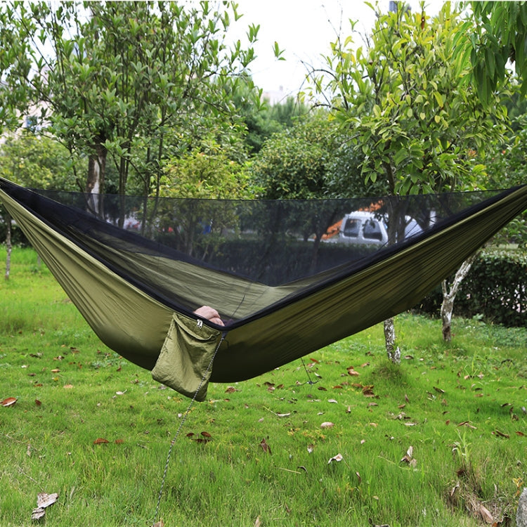 Portable Outdoor Hammock with Mosquito Nets (Army Green)