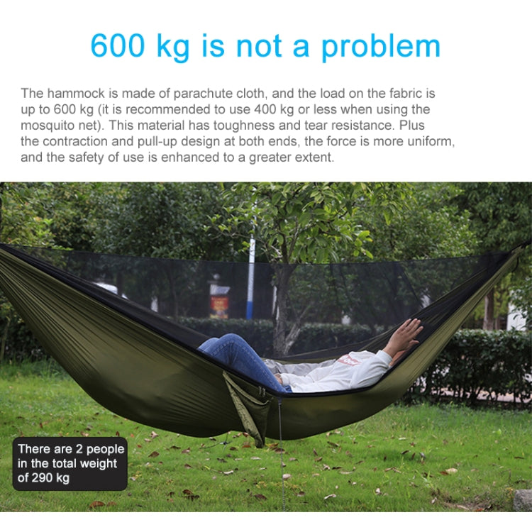 Portable Outdoor Hammock with Mosquito Nets (Army Green)