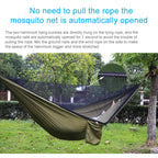 Portable Outdoor Hammock with Mosquito Nets (Army Green)