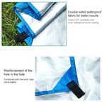 Multifunctional Outdoor Waterproof Sunscreen Beach Canopy Tent Sun Protection Pergola (Blue)