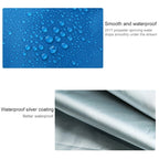Multifunctional Outdoor Waterproof Sunscreen Beach Canopy Tent Sun Protection Pergola (Blue)