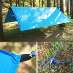 Multifunctional Outdoor Waterproof Sunscreen Beach Canopy Tent Sun Protection Pergola (Blue)