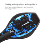 Fashion Vulkan Pattern Two-Wheeled Skateboard Glowing Lightning Wheel Vitality Board(Black)