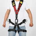 XINDA XDA9516 Outdoor Climbing Polyester High-Strength Rope Adjustable Descender Full-Body Safety Harness