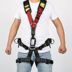 XINDA XDA9516 Outdoor Climbing Polyester High-Strength Rope Adjustable Descender Full-Body Safety Harness