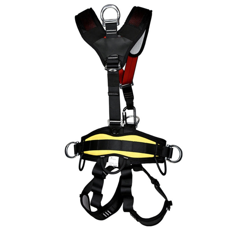 XINDA XDA9516 Outdoor Climbing Polyester High-Strength Rope Adjustable Descender Full-Body Safety Harness