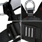 XINDA XDA9516 Outdoor Climbing Polyester High-Strength Rope Adjustable Descender Full-Body Safety Harness