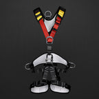 XINDA XDA9516 Outdoor Climbing Polyester High-Strength Rope Adjustable Descender Full-Body Safety Harness