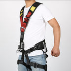 XINDA XDA9516 Outdoor Climbing Polyester High-Strength Rope Adjustable Descender Full-Body Safety Harness