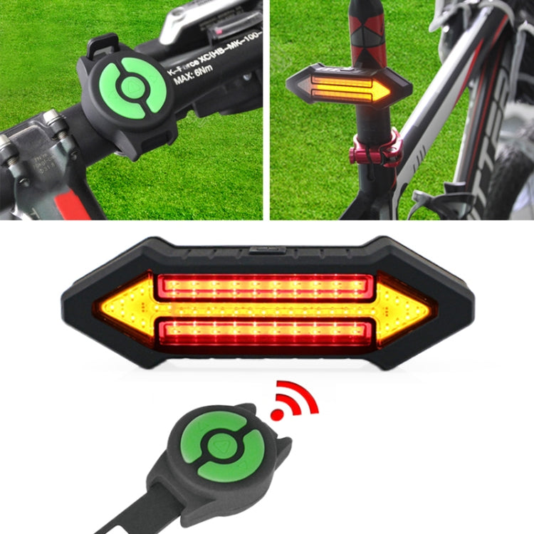 Bicycle Rear Light Intelligent Wireless Remote Control Flashing Light Warning Light
