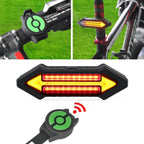Bicycle Rear Light Intelligent Wireless Remote Control Flashing Light Warning Light