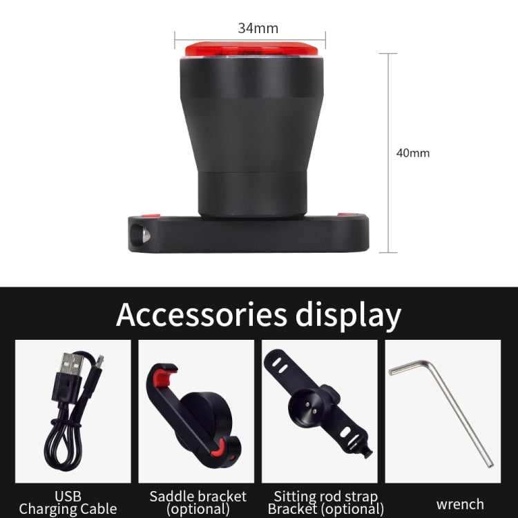Antusi Q5 Bike Tail Light Automatic Brake Induction Lights