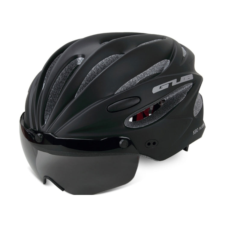 GUB K80 Plus Bicycle Helmet with Visor and Glasses (Black)