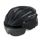 GUB K80 Plus Bicycle Helmet with Visor and Glasses (Black)