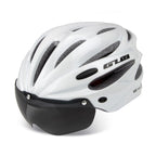 GUB K80 Plus Bicycle Helmet with Visor and Goggles (White)