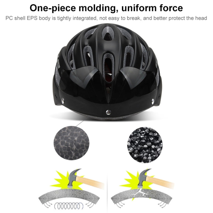 GUB K80 Plus Bicycle Helmet With Visor And Goggles (Fluorescent Green)