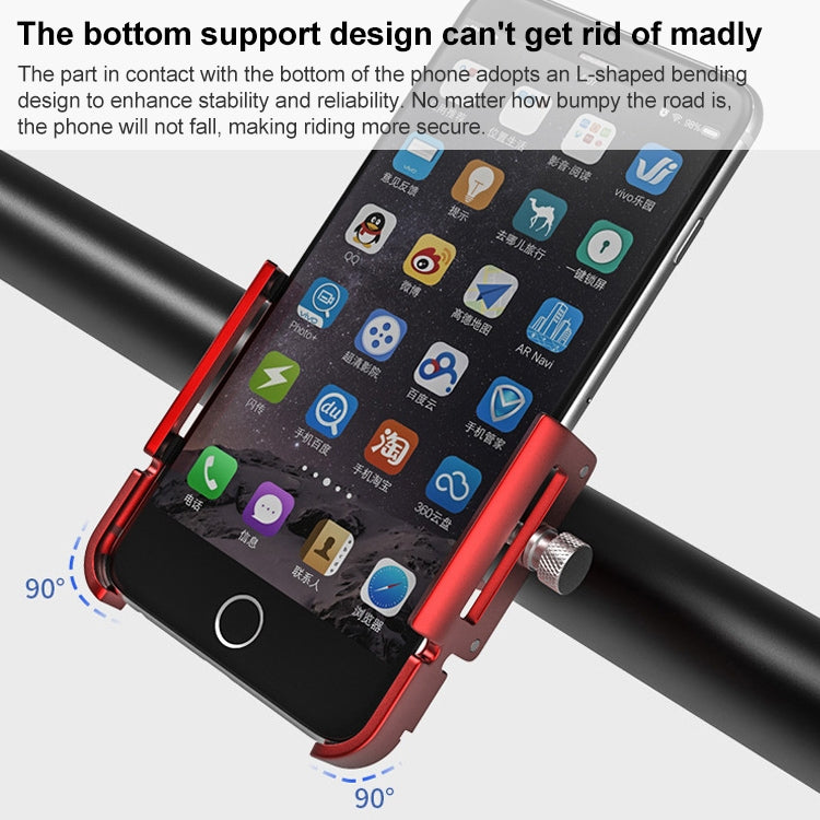 GUB P30 Aluminum Bicycle Phone Mount (Black)