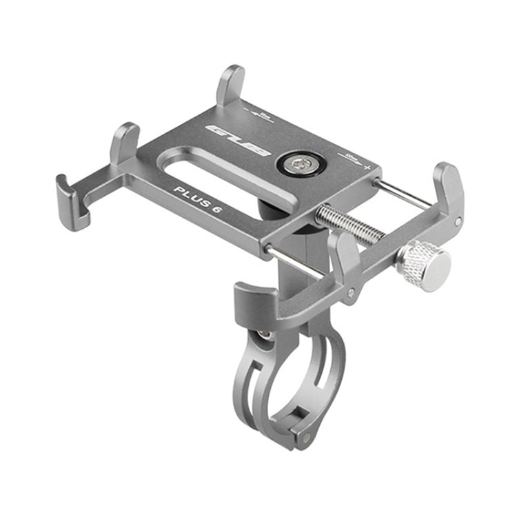 GUB Plus 6 Aluminum Alloy MTB Bicycle Phone Holder (Titanium Color)