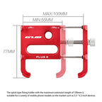 GUB Plus 6 Aluminum Alloy MTB Bicycle Phone Holder (Titanium Color)