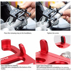 GUB Plus 6 Aluminum Alloy MTB Bike Phone Holder (Black)