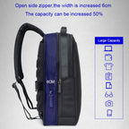 Bopai 751-006561 Large Capacity Business Casual Breathable Laptop Backpack with External USB Port, Size: 29 x 16 x 44 cm (Black)