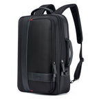 Bopai 751-006561 Large Capacity Business Casual Breathable Laptop Backpack with External USB Port, Size: 29 x 16 x 44 cm (Black)