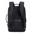 Bopai 751-006561 Large Capacity Business Casual Breathable Laptop Backpack with External USB Port, Size: 29 x 16 x 44 cm (Black)