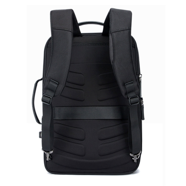 Bopai 751-006561 Large Capacity Business Casual Breathable Laptop Backpack with External USB Port, Size: 29 x 16 x 44 cm (Black)