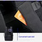 Bopai 751-006561 Large Capacity Business Casual Breathable Laptop Backpack with External USB Port, Size: 29 x 16 x 44 cm (Black)