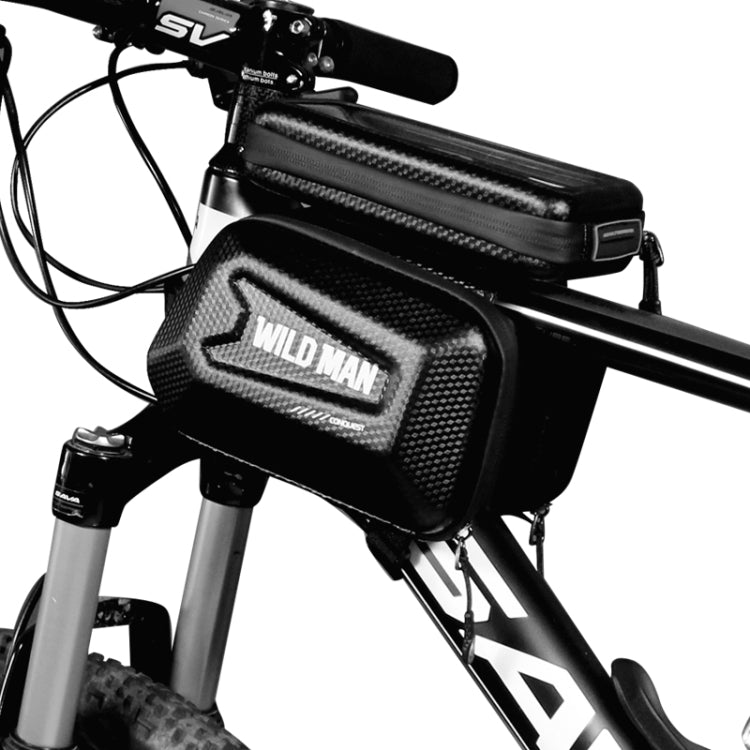 WILD MAN E6S Waterproof Front Bag Touchscreen MTB Bag Large Capacity Bicycle Tube Bag Riding Accessories