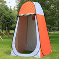 Clothing Change Tent with Window, Single, Size: 190x120x120cm (Orange)