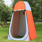 Clothing Change Tent with Window, Single, Size: 190x120x120cm (Orange)