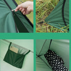 Clothing Change Tent with Window, Single, Size: 190x120x120cm (Orange)