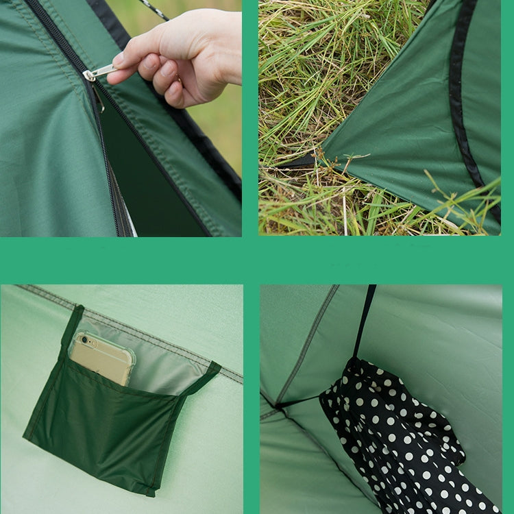 Clothing Change Tent with Window, Single, Size: 190x120x120cm (Orange)
