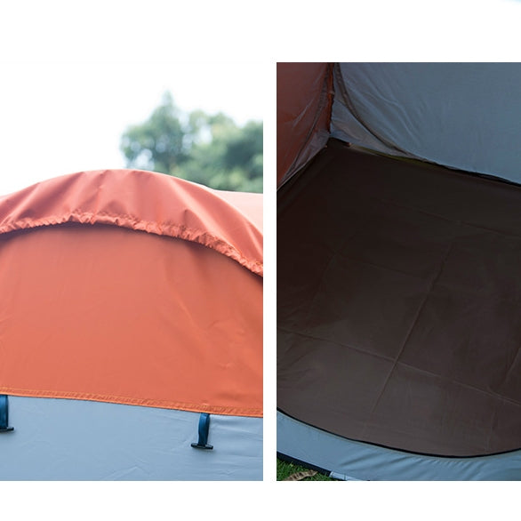 Clothing Change Tent with Window, Single, Size: 190x120x120cm (Orange)