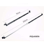 Adjustable Car Clothing Rack, 35–39 Inches, 30 lb Capacity