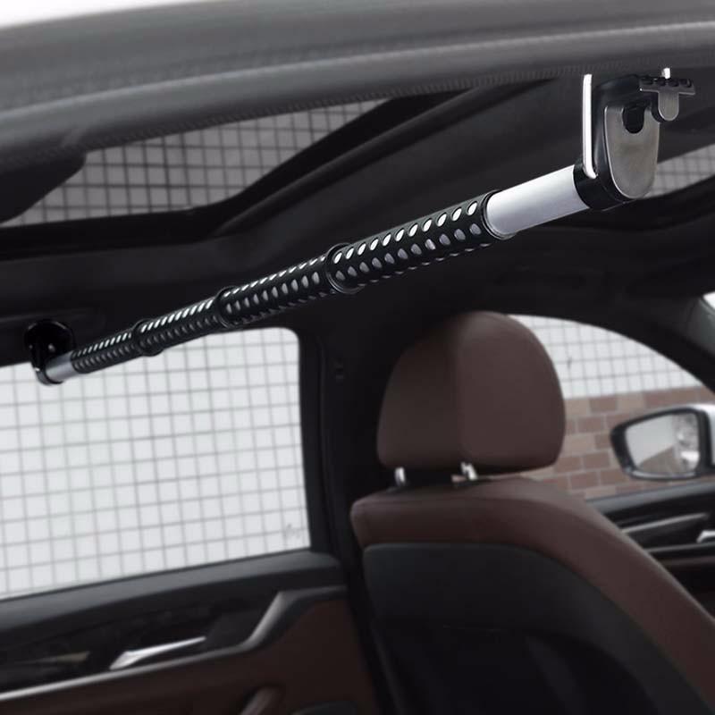 Adjustable Car Clothing Rack, 35–39 Inches, 30 lb Capacity