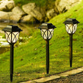Stylish and energy-efficient outdoor space lamps