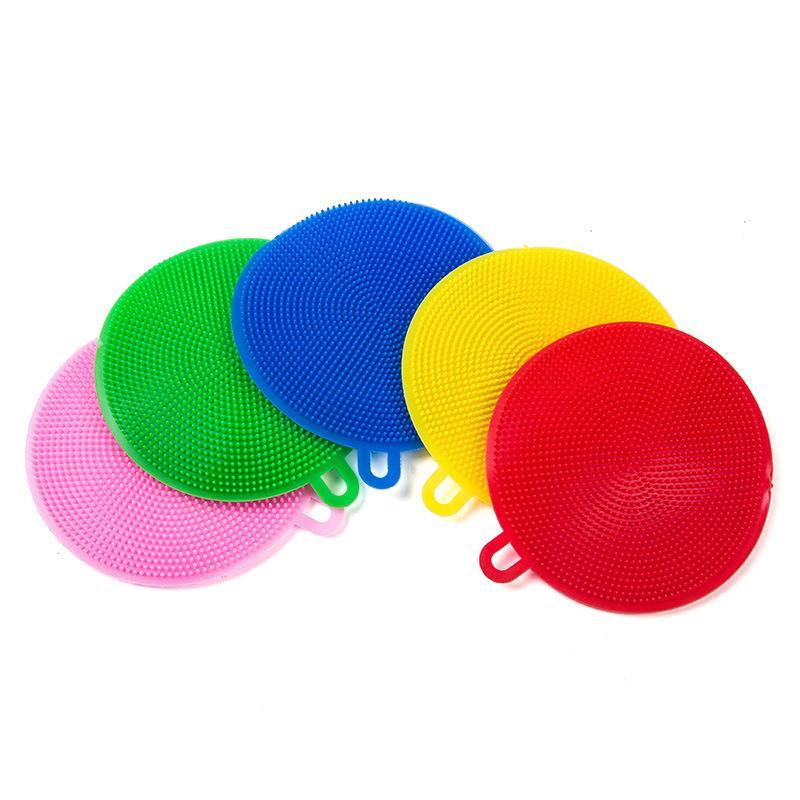 IcoolGadget Multifunction Silicone Dish Bowl Scouring Pad Magic Wash Brushes Kitchen Pot Cleaning Washing Tool Kitchen Cleaning Brush