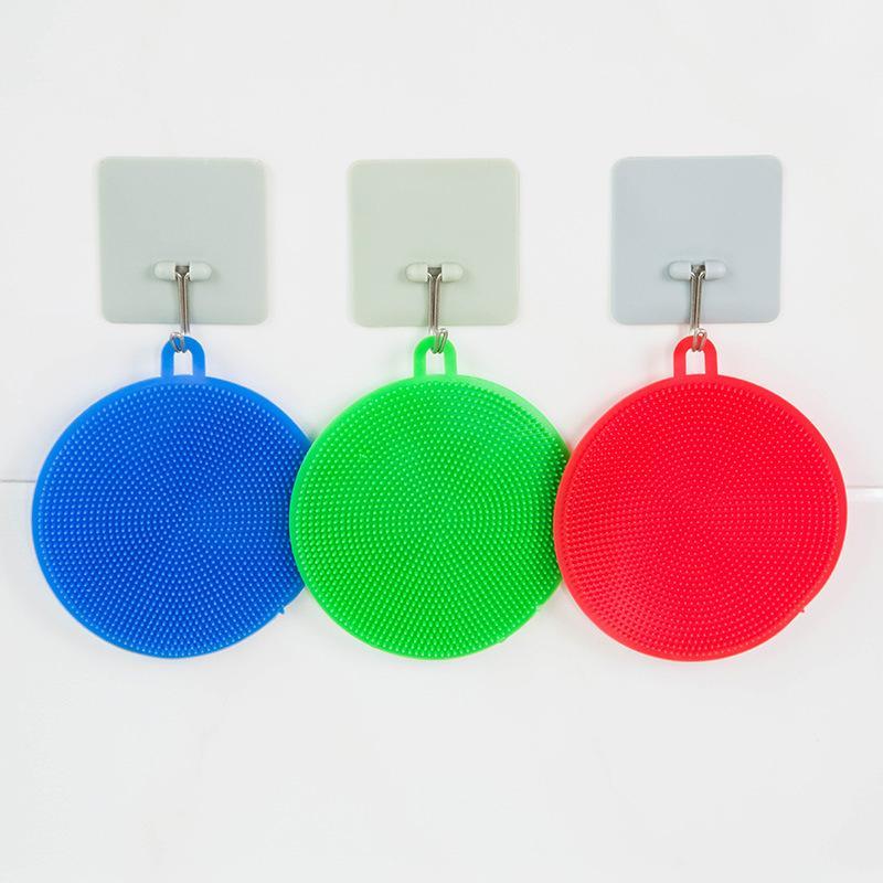 IcoolGadget Multifunction Silicone Dish Bowl Scouring Pad Magic Wash Brushes Kitchen Pot Cleaning Washing Tool Kitchen Cleaning Brush