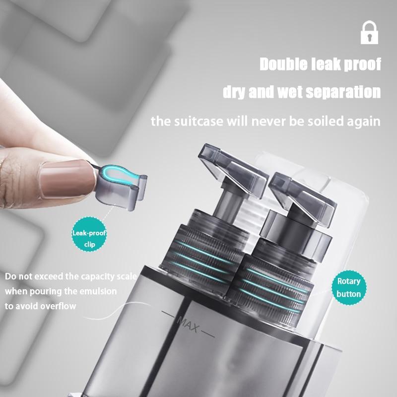 IcoolGadget Travel Wash Cup Portable Travel Toiletries Toothpaste Toothbrush Partition Storage box Outdoor Bathroom Accessories Sets