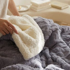Soft Comfort Blanket for Bed, Sofa, and Travel