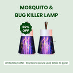 Mosquito & Bug Killer Lamp - 2 Pack, UV Light Insect Trap for Indoor & Outdoor Use, Effective Pest Control Solution