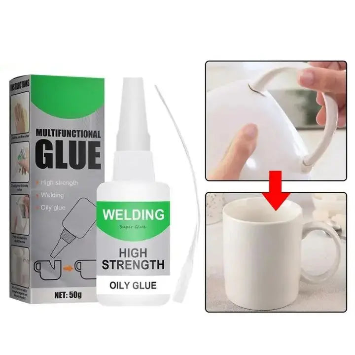 Oil-based high-performance adhesive repairs – For glass, ceramics & more