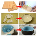 Oil-based high-performance adhesive for glass, ceramics & Co.