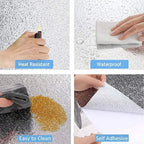 Oil-resistant kitchen foil – Self-adhesive, heat & waterproof