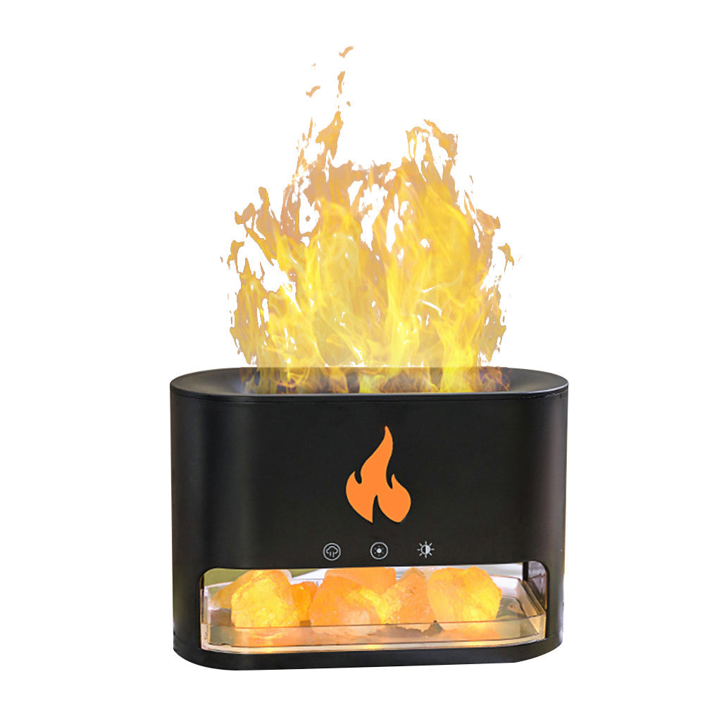 Crystal salt stone fire vaporizer